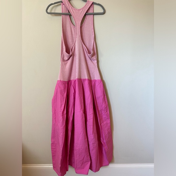 Free People Pink and White Midi Dress - Picture 7 of 7